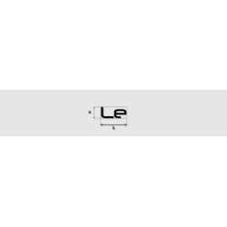 Découpe de lettres : "Le"