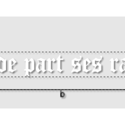 Découpe de lettres : "Ilan...