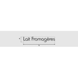Découpe de lettres : "Lait...