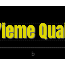 Découpe de lettres : "7ieme...