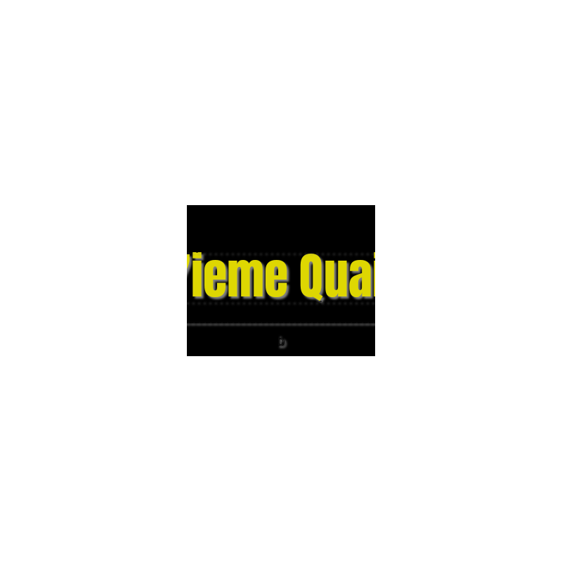 Découpe de lettres : "7ieme Quai "