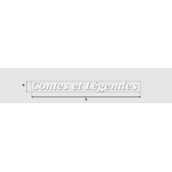 Découpe de lettres :...