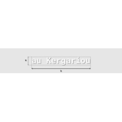 Découpe de lettres : "au...