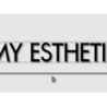 Découpe de lettres : "MY ESTHETIC"