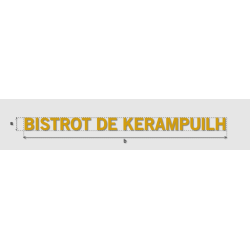 Découpe de lettres :...
