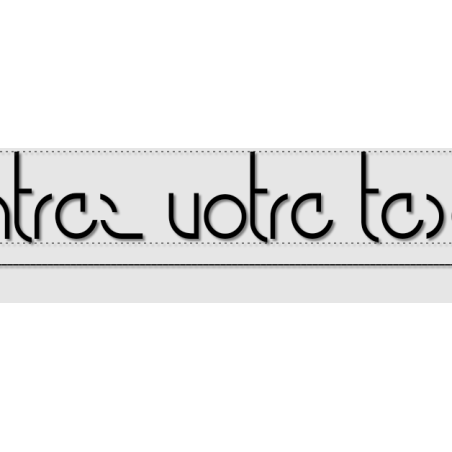 Découpe de lettres : ""