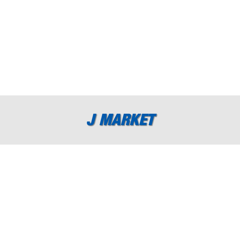 Découpe de lettres : "J MARKET"