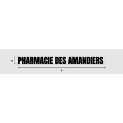 Découpe de lettres :...
