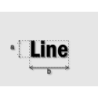 Découpe de lettres : "Line"