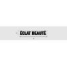 Découpe de lettres : "ÉCLAT BEAUTÉ "