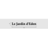 Découpe de lettres : "Le Jardin d'Eden"