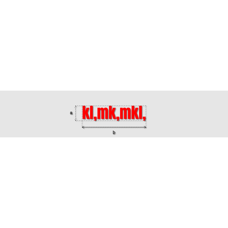 Découpe de lettres : "kl,mk,mkl,"