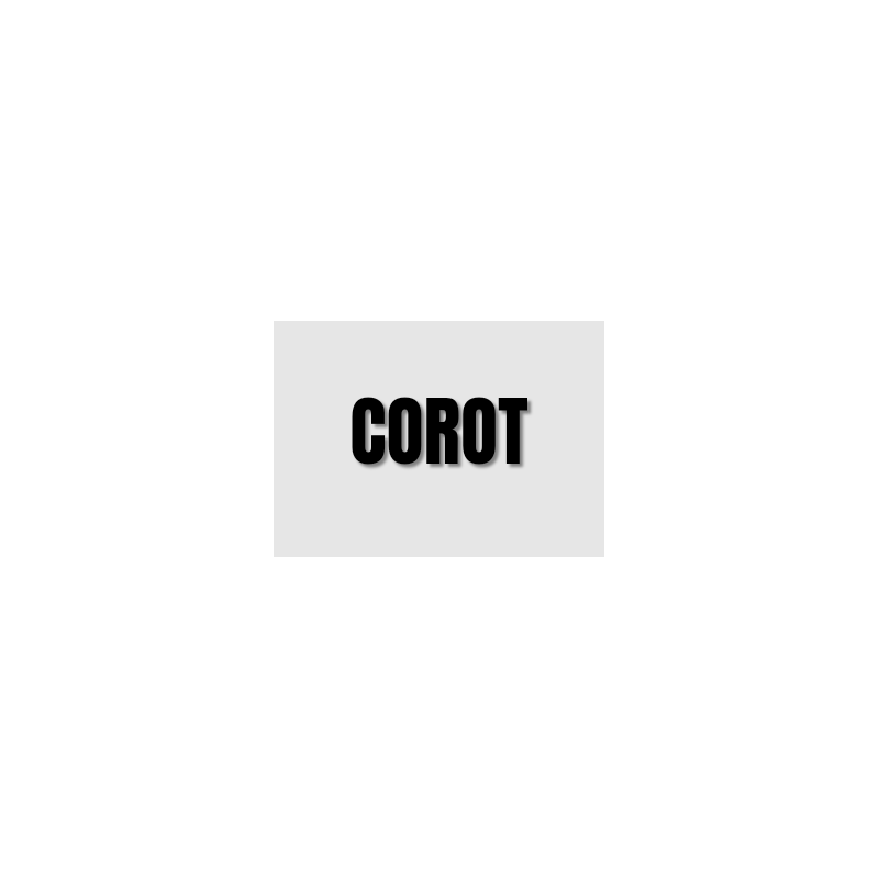 Découpe de lettres : "COROT"