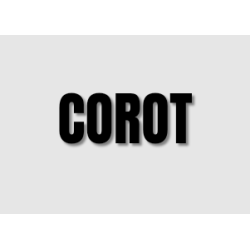Découpe de lettres : "COROT"