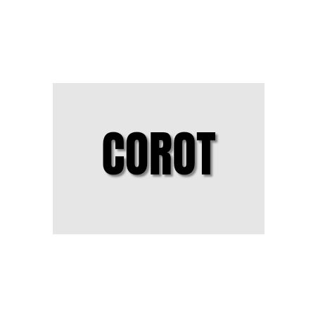 Découpe de lettres : "COROT"