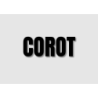 Découpe de lettres : "COROT"