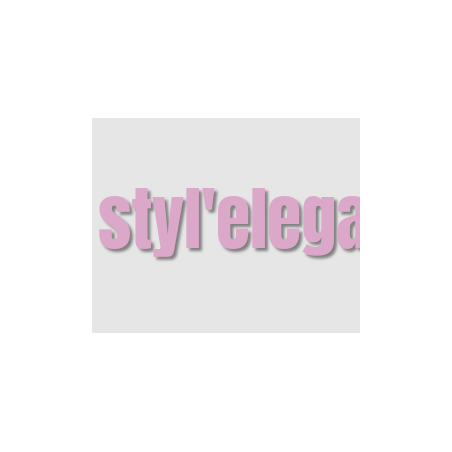 Découpe de lettres : "Pôle styl'elegance "