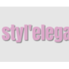 Découpe de lettres : "Pôle styl'elegance "