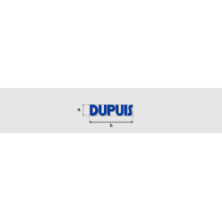 Découpe de lettres : "DUPUIS"