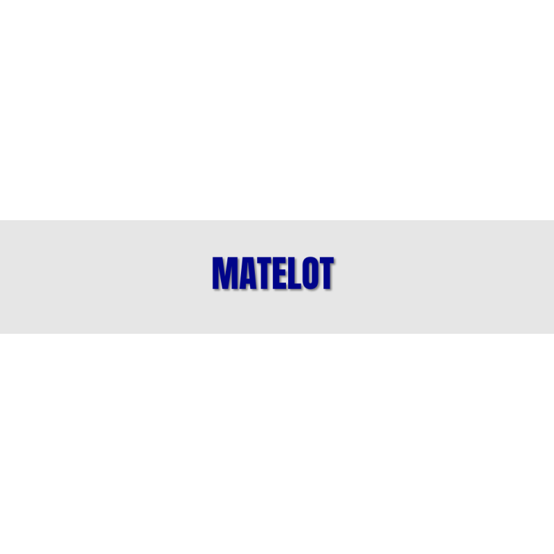 Découpe de lettres : "MATELOT "