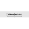 Découpe de lettres : "Maison funéraire"