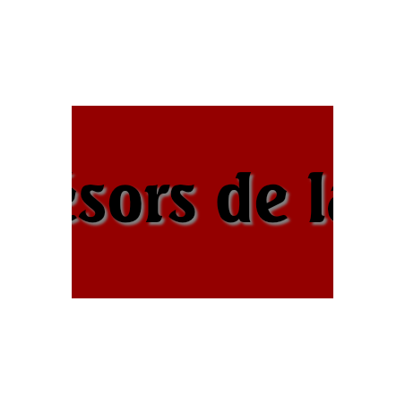 Découpe de lettres : "Les trésors de la fripe"
