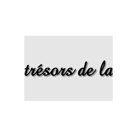 Découpe de lettres : "Les trésors de la fripe"