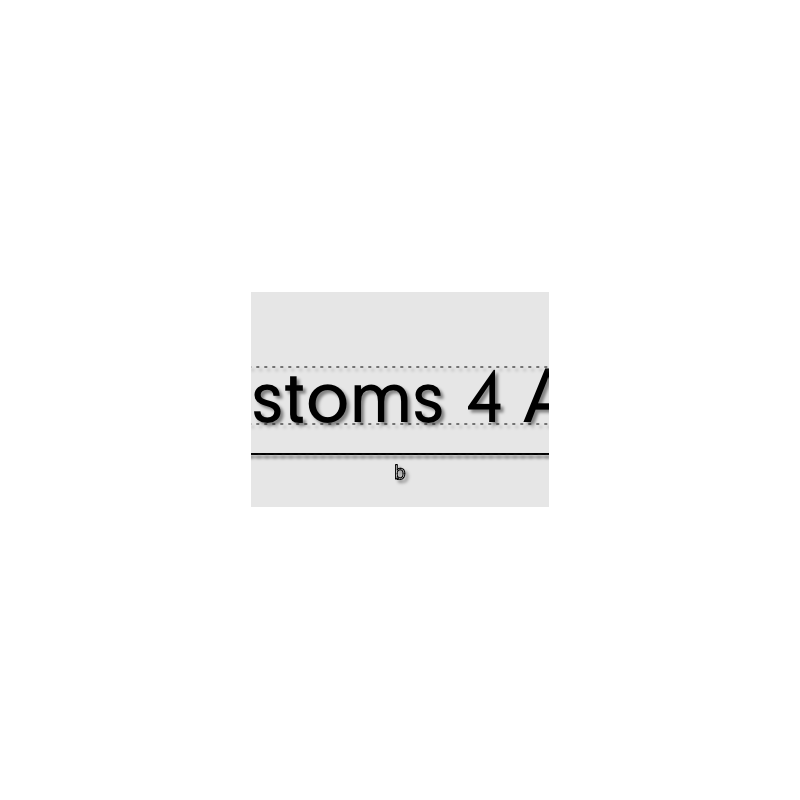 Découpe de lettres : "Customs 4 ALL"