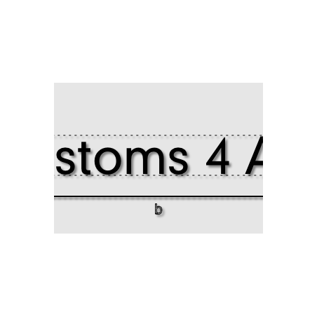 Découpe de lettres : "Customs 4 ALL"
