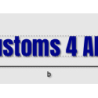 Découpe de lettres : "Customs 4 ALL "