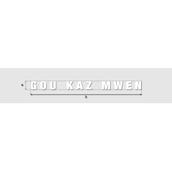 Découpe de lettres : "G O U...