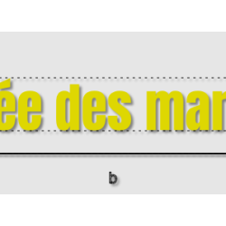 Découpe de lettres :...