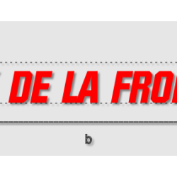 Découpe de lettres : "SNACK...