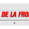 Découpe de lettres : "SNACK DE LA FRONTIÈRE "