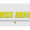 Découpe de lettres : "DRESS BEAUTY"
