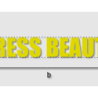 Découpe de lettres : "DRESS BEAUTY"