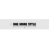 Découpe de lettres : "ONE MORE STYLE"