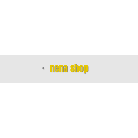 Découpe de lettres : "nena shop"