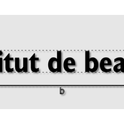 Découpe de lettres :...