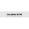 Découpe de lettres : "Les pianos de Val"