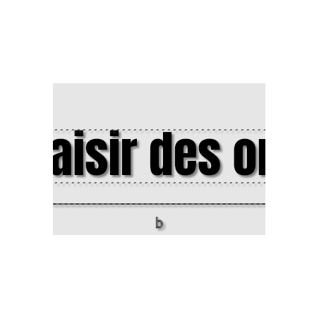 Découpe de lettres : "Au plaisir des ongles"