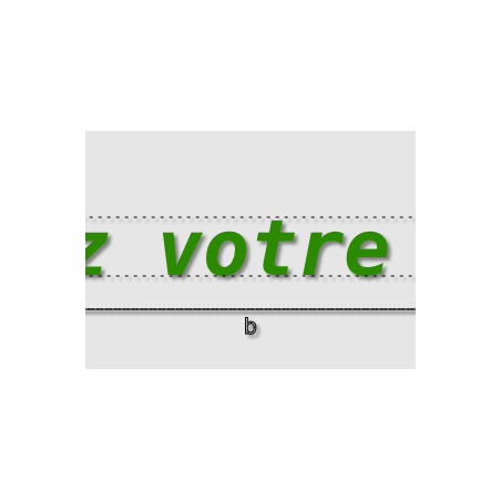 Découpe de lettres : ""