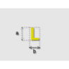 Découpe de lettres : "L"