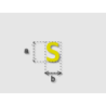 Découpe de lettres : "S"