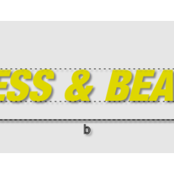 Découpe de lettres : "DRESS...