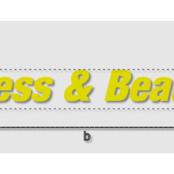 Découpe de lettres : "Dress...