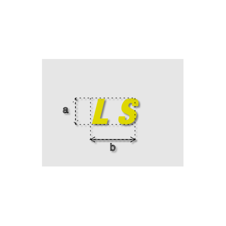 Découpe de lettres : "L S"