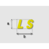 Découpe de lettres : "L S"