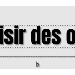 Découpe de lettres : "Au...