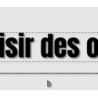 Découpe de lettres : "Au plaisir des ongles "
